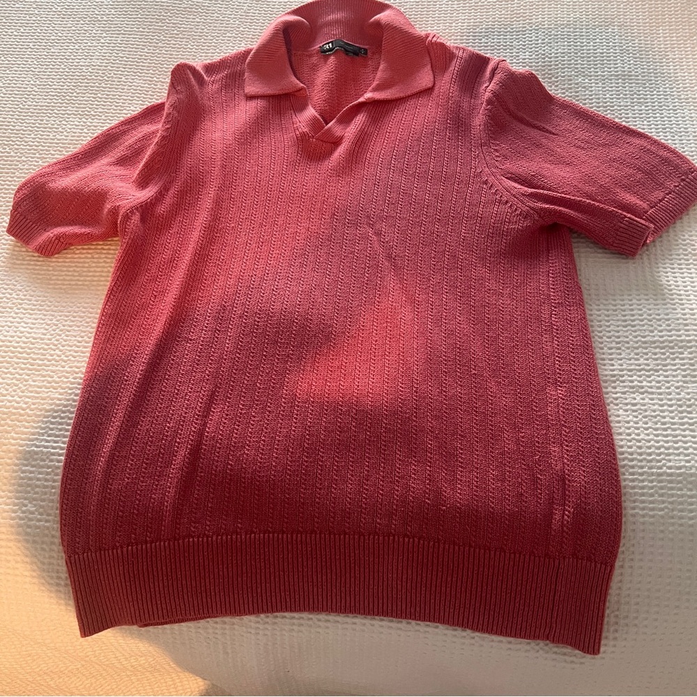 Simons Vibrant Pink Knit Top